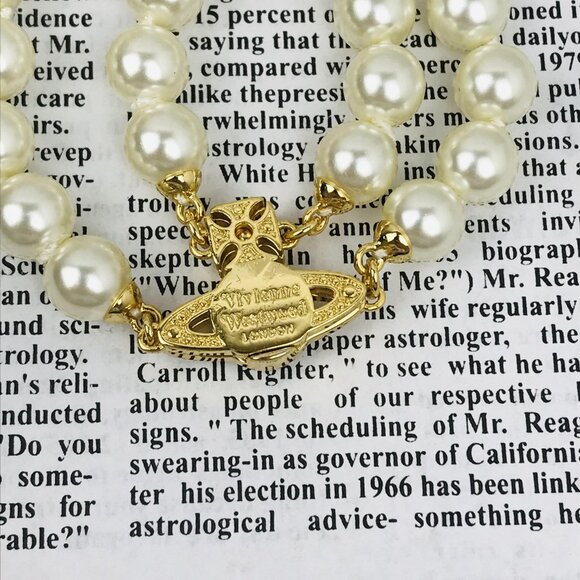 NEW Vivienne Westwood Double Layer Pearl Bracelet - Picture 5 of 9